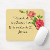 Recuerdo de Mis 15 años Mousepad (Mit Mouse)