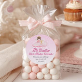 Recuerdos Bautizo Girl Angel Taufe Favoriten Gesch Runder Aufkleber