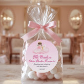 Recuerdos Bautizo Girl Angel Taufe Favoriten Gesch Runder Aufkleber