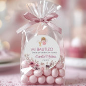 Recuerdos Bautizo Girl Angel Taufe Favoriten Gesch Runder Aufkleber