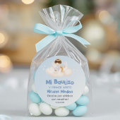 Recuerdos Bautizo Niedliche Taufe im ersten Jahr F Runder Aufkleber