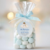 Recuerdos Bautizo Niedliche Taufe im ersten Jahr F Runder Aufkleber