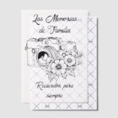 Recuerdos de Familia Pergament Einladungen (Versetzt (Einladung))