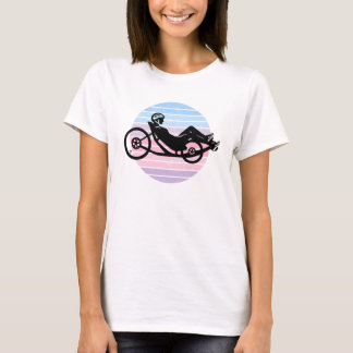 Recumbent Gal T - Shirt - Pastel Vintag