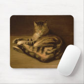 Recumbent Katze, 1898 Mousepad (Mit Mouse)