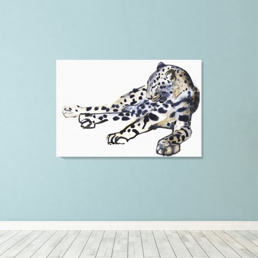 Recumbent Leinwanddruck (Insitu (Holzboden))