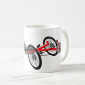 Recumbent Trike Kaffeetasse (VorderseiteRechts)