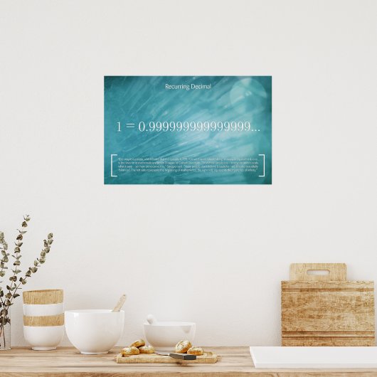Recurring Decimal - Math Poster (Küche)