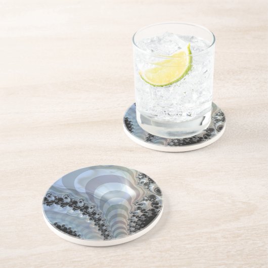 Recursive Realms Getränkeuntersetzer (Seite)