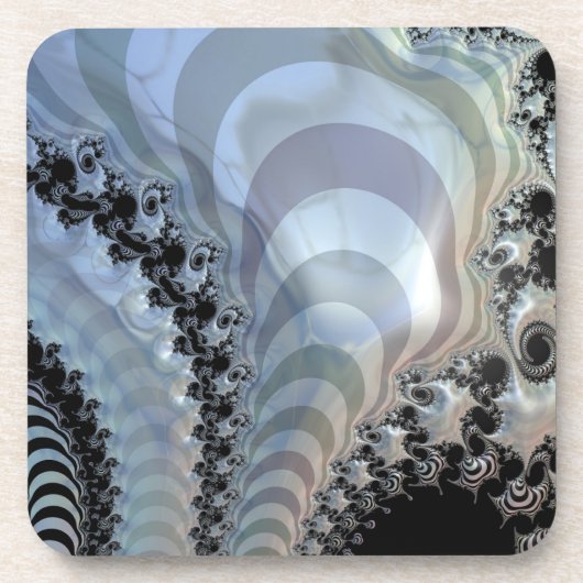 Recursive Realms Getränkeuntersetzer (Vorderseite)