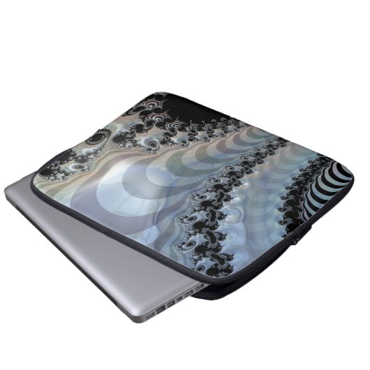 Recursive Realms Laptopschutzhülle (Vorne Knopf)