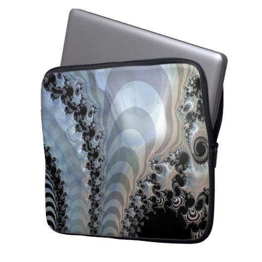 Recursive Realms Laptopschutzhülle (Vorderseite Links)