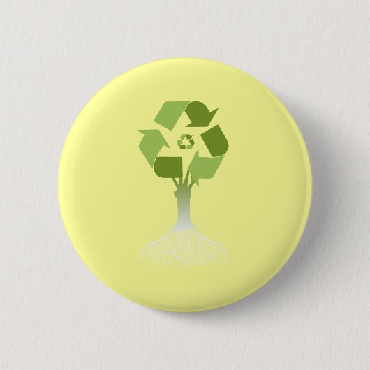Recyceln des Baums Button (Vorderseite)