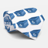 Recyceln des Behälters Krawatte (Gerollt)