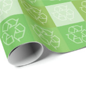Recyceln des Musterverpackungspapiers Geschenkpapier (Rolleneckpunkt)