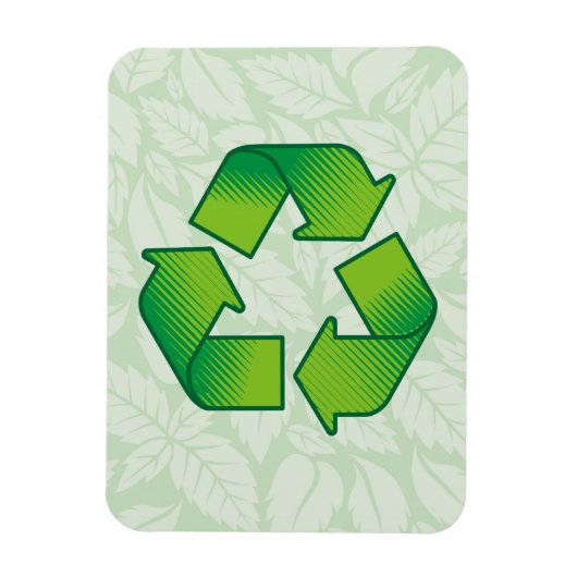 Recyceln des Symbols Magnet (Vertikal)