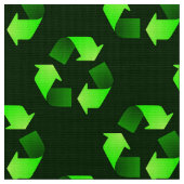 Recyceln des Symbols Stoff (Nahaufnahme)