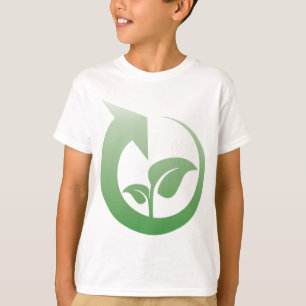 Recyceln des Zeichens T-Shirt