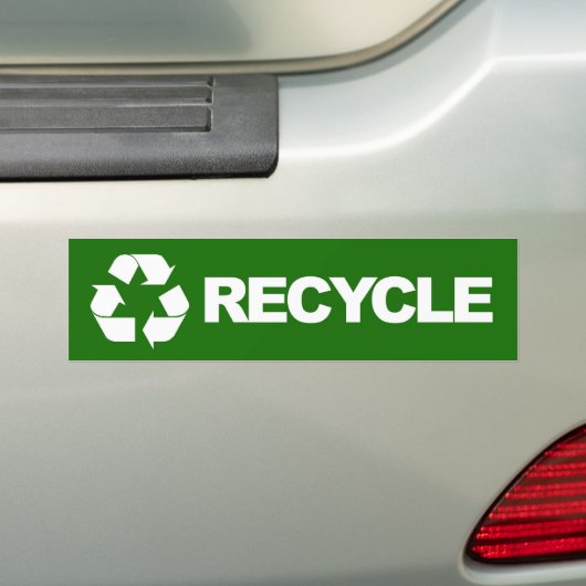 Recyceln Sie Autoaufkleber (Auf Auto)