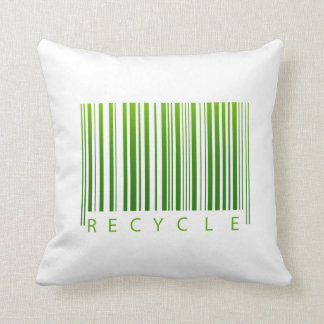 recyceln Sie Barcode graphic.png Kissen