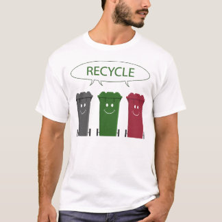 Recyceln Sie Behälter T-Shirt