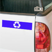 Recyceln Sie Behälteraufkleber mit recyceln Symbol Autoaufkleber (Auf Lkw)