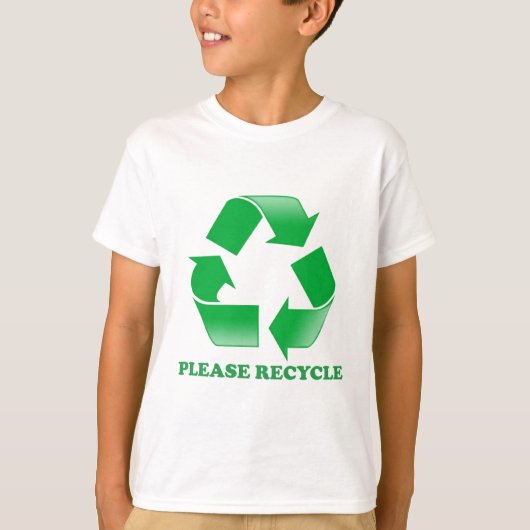 Recyceln Sie bitte. Recyceln des Bewusstseins. T-Shirt (Vorderseite)