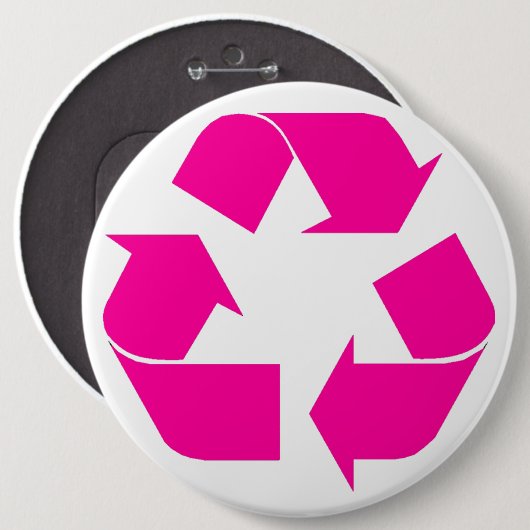 recyceln Sie Button (Vorne & Hinten)