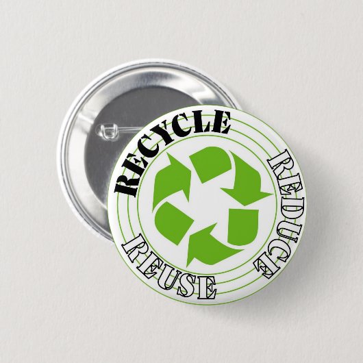 Recyceln Sie Button (Vorne & Hinten)