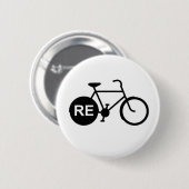 Recyceln Sie Button (Vorne & Hinten)