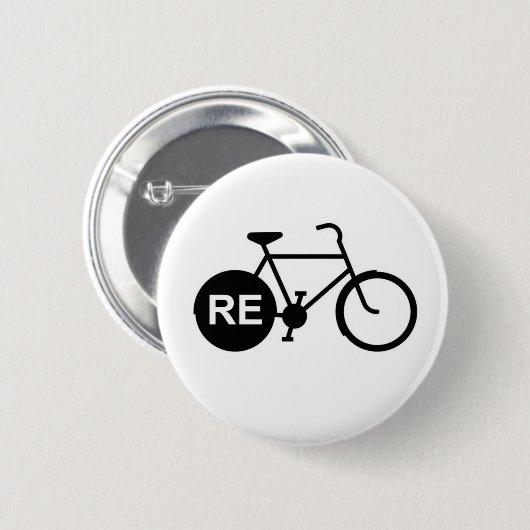 Recyceln Sie Button (Vorne & Hinten)