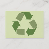 Recyceln Sie - Chubby Visitenkarte (Rückseite)