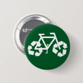 Recyceln Sie Fahrrad-Knopf Button (Vorne & Hinten)