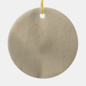 Recyceln Sie Friedenszeichen-Verzierung Keramik Ornament (Hinten)