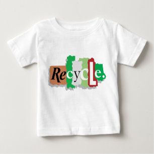 Recyceln Sie für den Erdgeschenk-T - Shirt