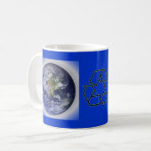Recyceln Sie für die Erdschale Kaffeetasse (Vorderseite Links)