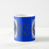 Recyceln Sie für die Erdschale Kaffeetasse (Mittel)
