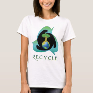 Recyceln Sie für Mutter-Erde T-Shirt