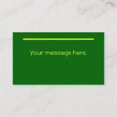 Recyceln Sie Geschäftskarte mit Ihren Visitenkarte (Rückseite)