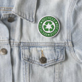 Recyceln Sie Grün Button (Beispiel)
