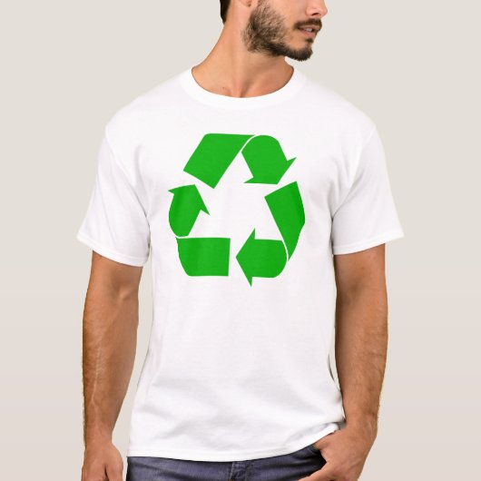 Recyceln Sie grundlegenden T - Shirt (Vorderseite)