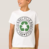 Recyceln Sie grünes Ceter Logo T-Shirt (Vorderseite)