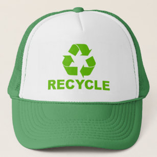 Recyceln Sie Hut Truckerkappe