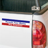 Recyceln Sie Ihren Geld-Autoaufkleber Autoaufkleber (Auf Lkw)