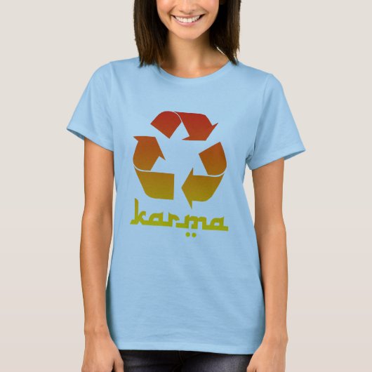 Recyceln Sie KARMA T-Shirt (Vorderseite)