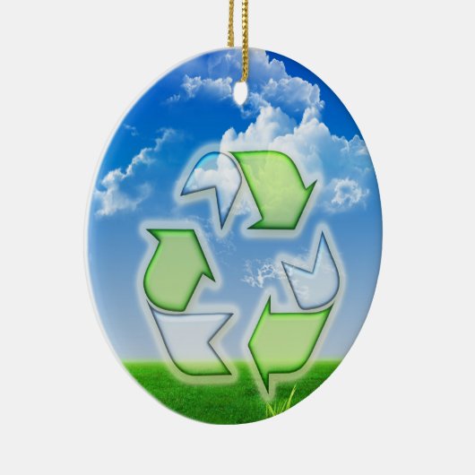 Recyceln Sie Keramikornament (Rechts)