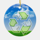 Recyceln Sie Keramikornament (Vorne)
