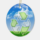 Recyceln Sie Keramikornament (Links)