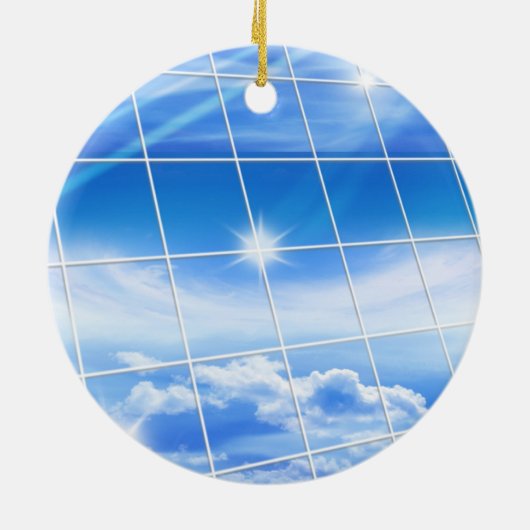 Recyceln Sie Keramikornament (Hinten)