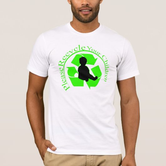Recyceln Sie KinderShirt T-Shirt (Vorderseite)